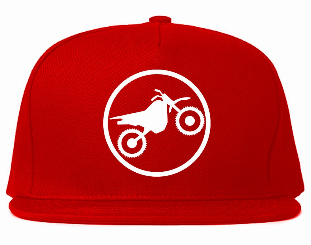 Dirt Bike Chest Mens Snapback Hat