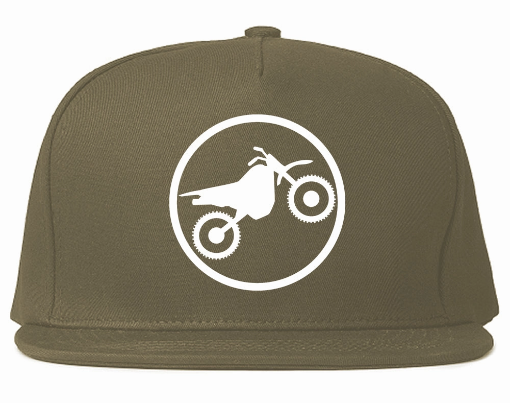 Dirt Bike Chest Mens Snapback Hat