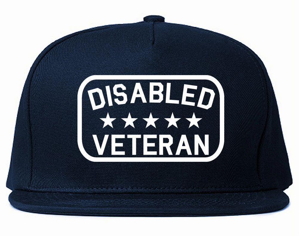 Disabled Veteran Army Mens Snapback Hat