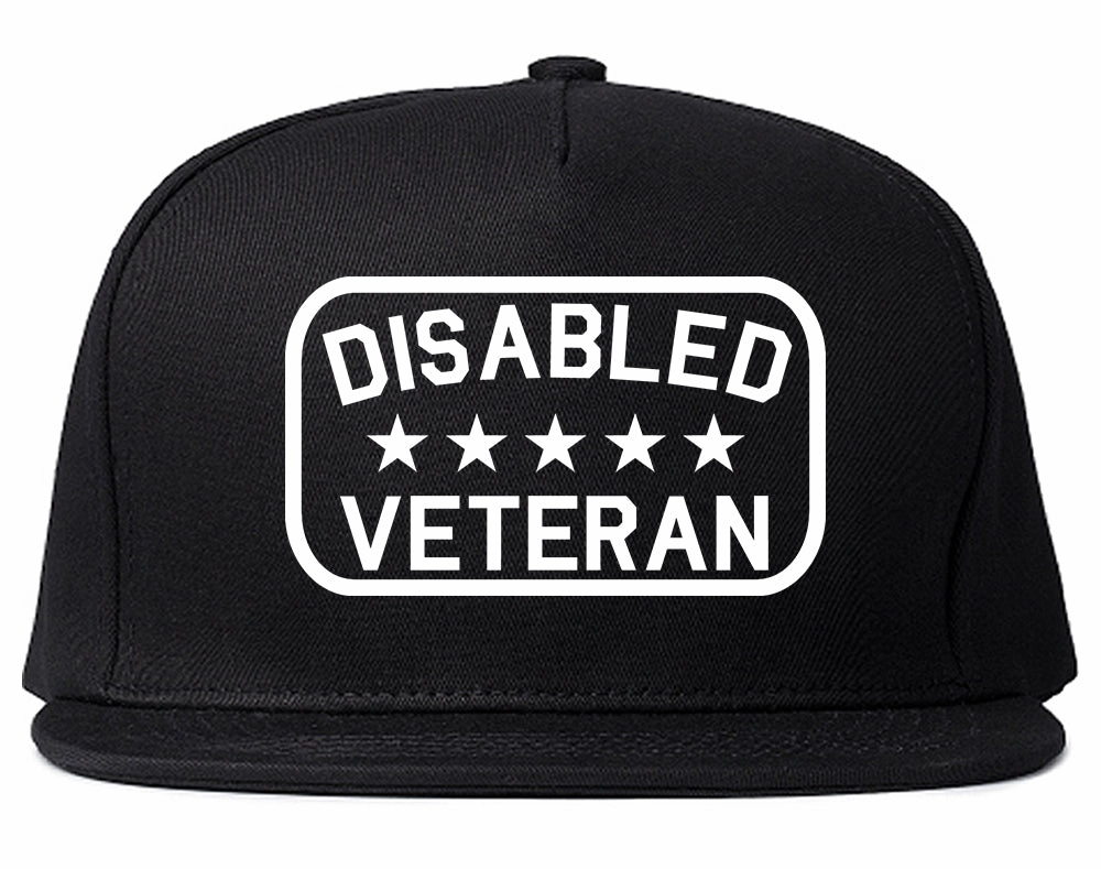 Disabled Veteran Army Mens Snapback Hat