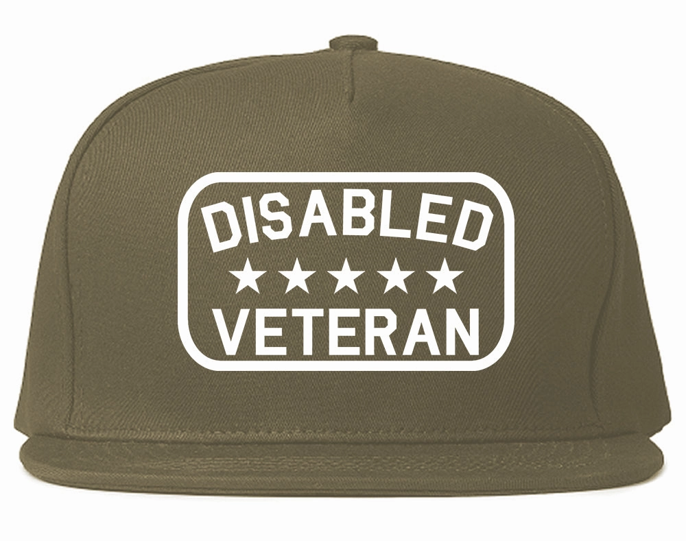 Disabled Veteran Army Mens Snapback Hat