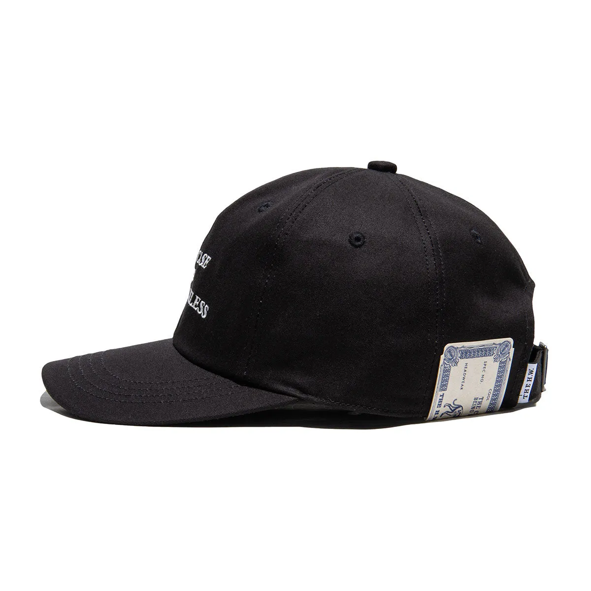 DISTORTION WASH UNION CAP - Black