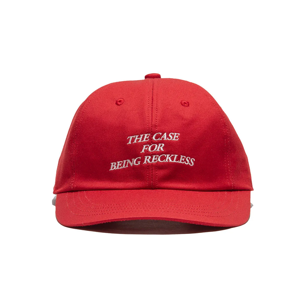 DISTORTION WASH UNION CAP - Red