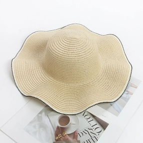 DIY Sun Hat Blank Big Brim Summer Bulk spring-straw-hat