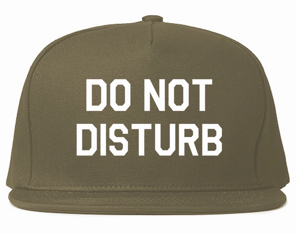 Do Not Disturb Mens Snapback Hat