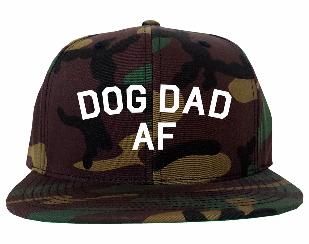 Dog Dad Af Daddy Mens Snapback Hat