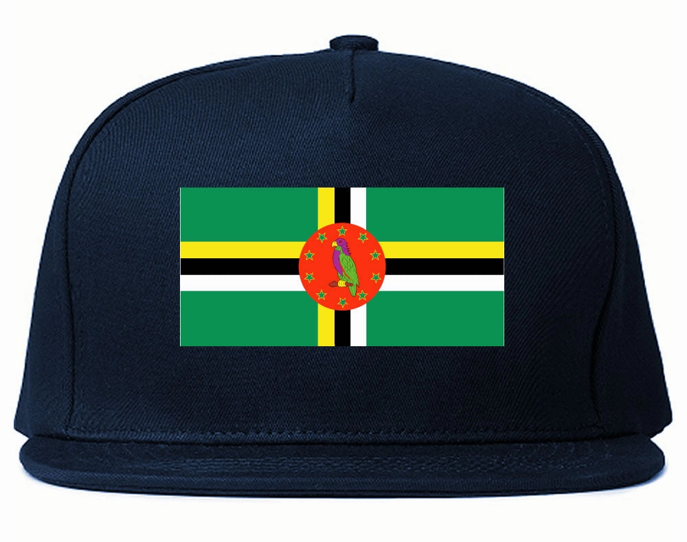 Dominica Flag Country Printed Snapback Hat Cap
