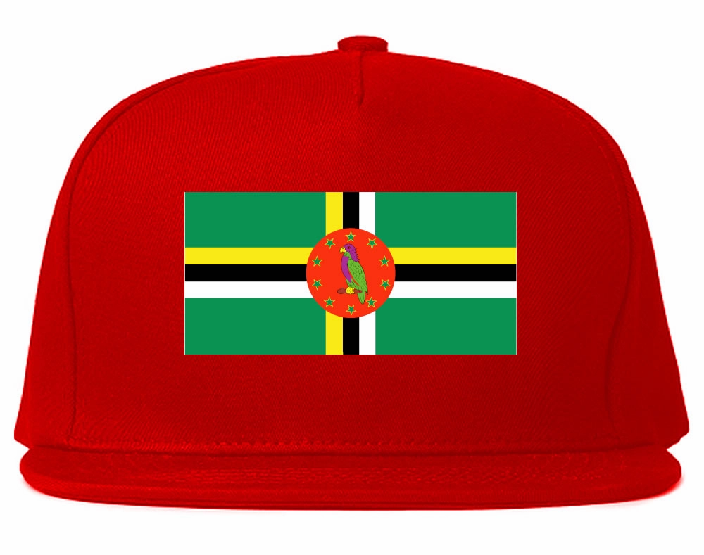 Dominica Flag Country Printed Snapback Hat Cap