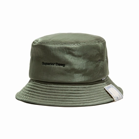 DOWN BRIM HAT - Olive spring-straw-hat