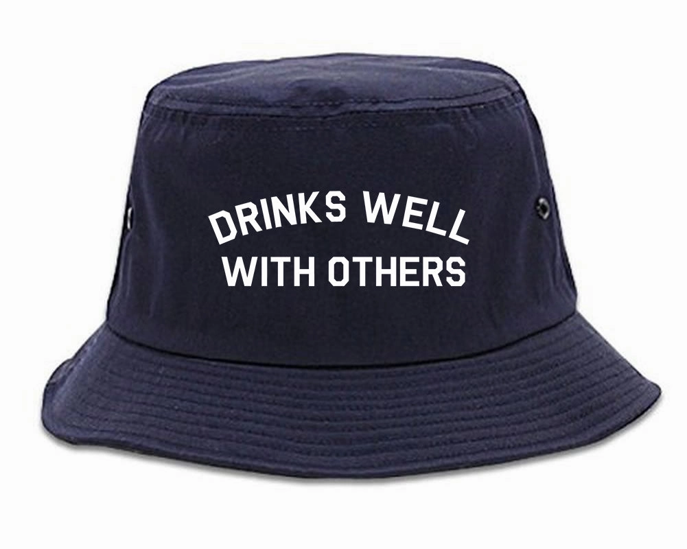 Drinks Well With Others Mens Bucket Hat
