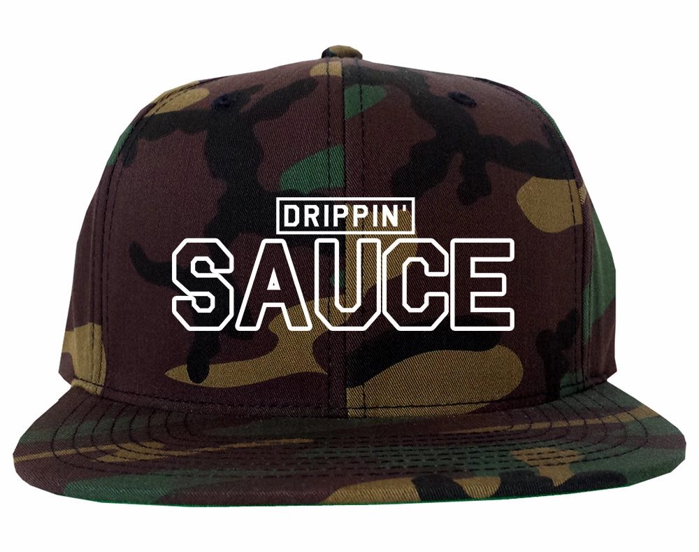 Drippin Sauce Mens Snapback Hat