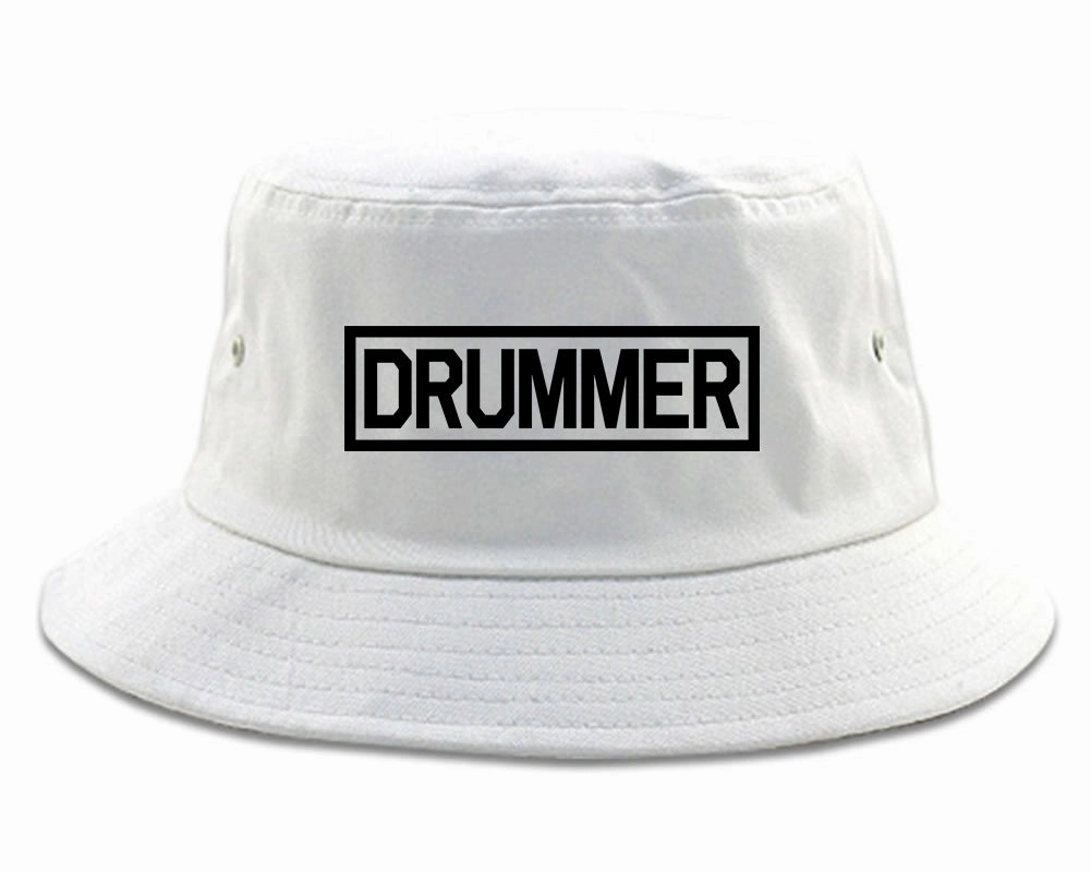 Drummer Drum Box Mens Bucket Hat