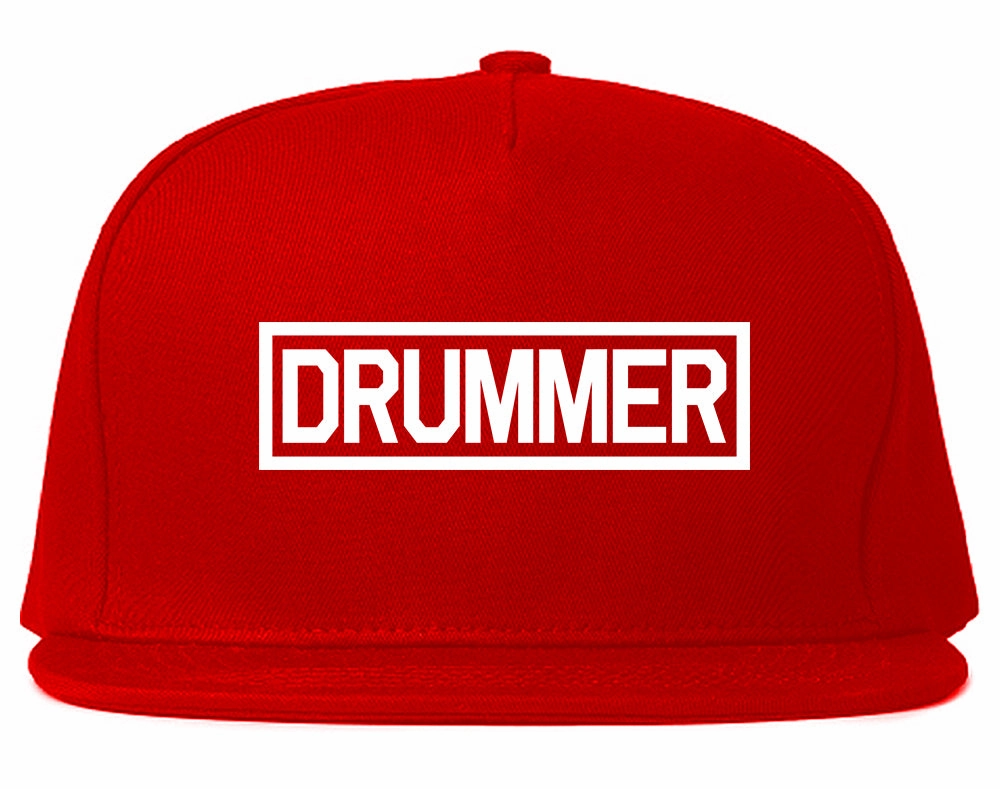 Drummer Drum Box Mens Snapback Hat