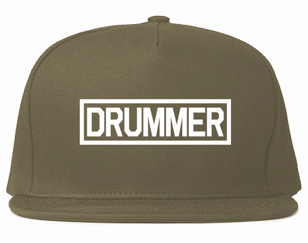 Drummer Drum Box Mens Snapback Hat