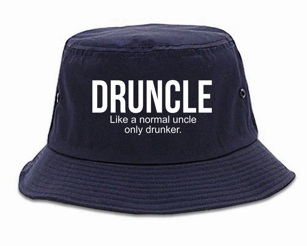 Druncle Funny Uncle Party Mens Bucket Hat