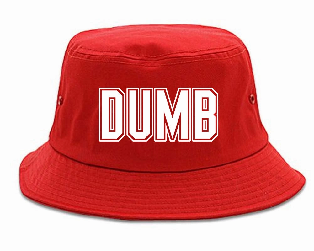 Dumb Funny College Mens Bucket Hat