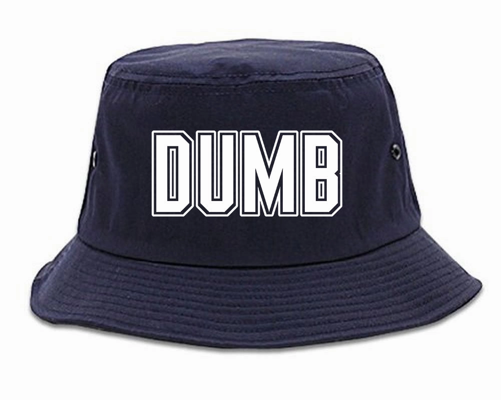Dumb Funny College Mens Bucket Hat