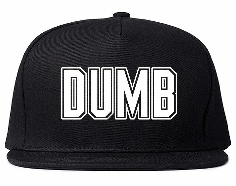 Dumb Funny College Mens Snapback Hat