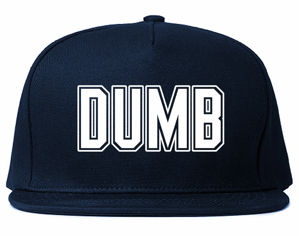 Dumb Funny College Mens Snapback Hat