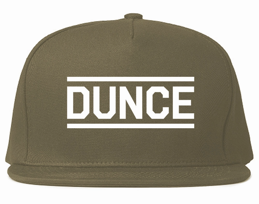 Dunce Funny Mens Snapback Hat