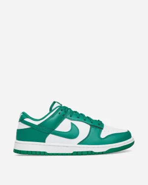 Dunk Low Sneakers Weiß / Malachit