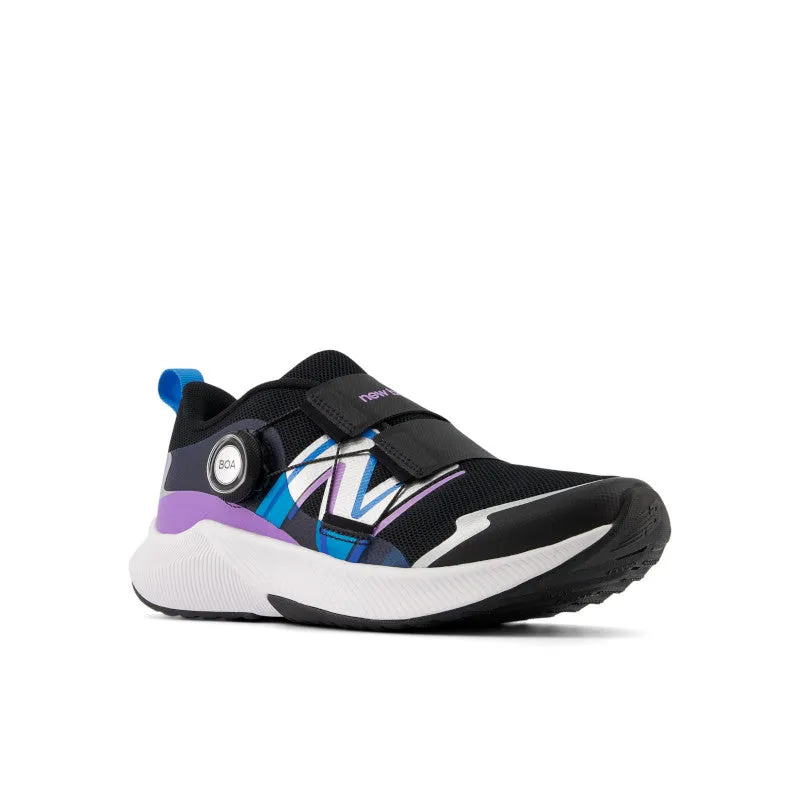 DynaSoft Reveal v4 BOA - Schwarz mit Lila Verlauf und Spice Blau - Schulkinder