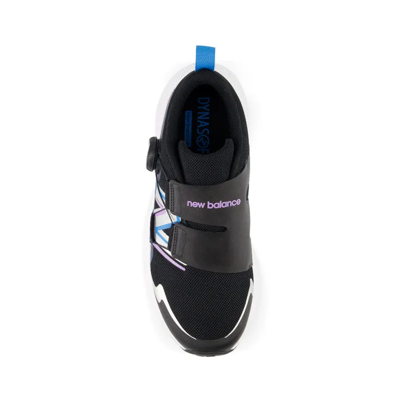 DynaSoft Reveal v4 BOA - Schwarz mit Lila Verlauf und Spice Blau - Schulkinder