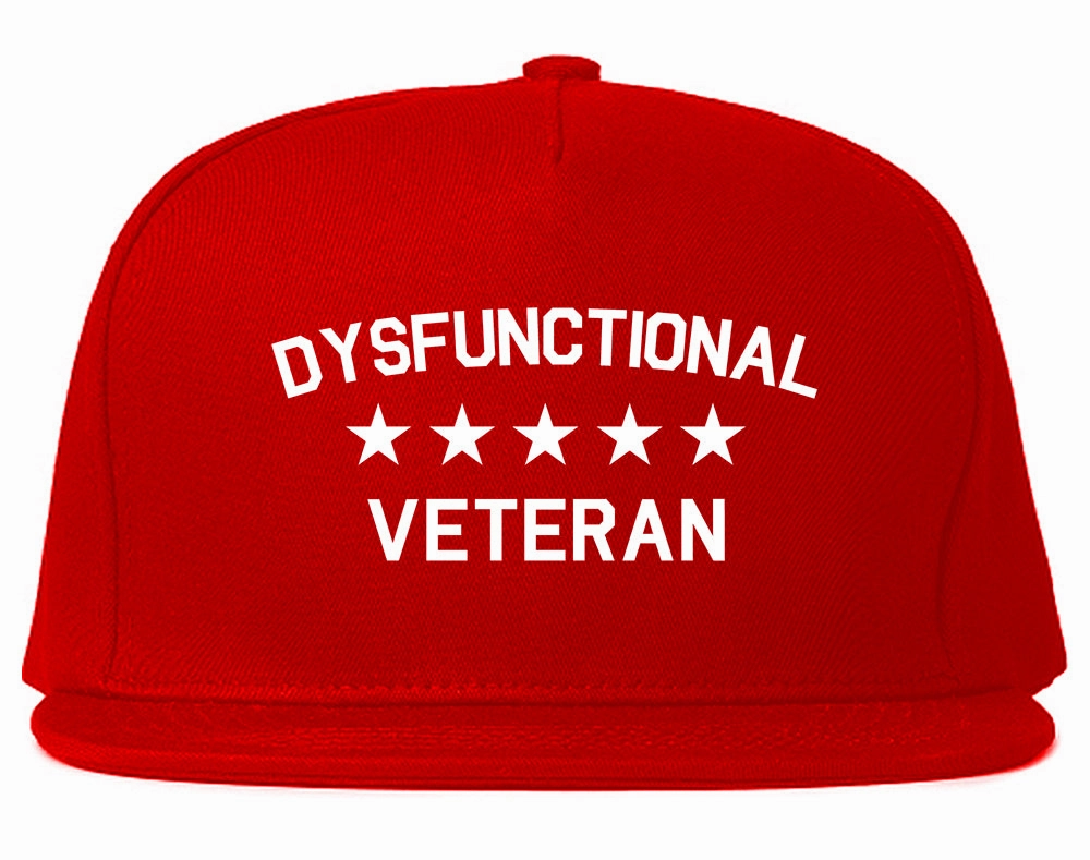 Dysfunctional Veteran Mens Snapback Hat