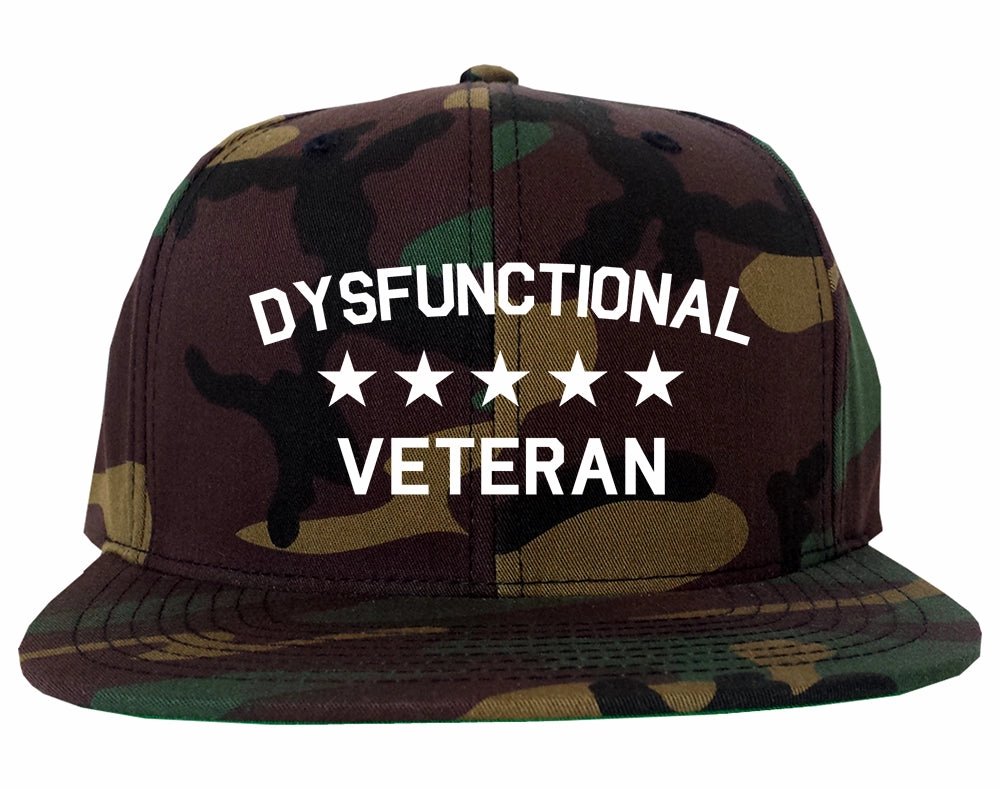 Dysfunctional Veteran Mens Snapback Hat