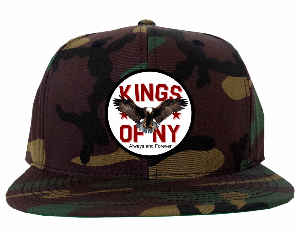 Eagle Kings Of NY Forever Mens Snapback Hat