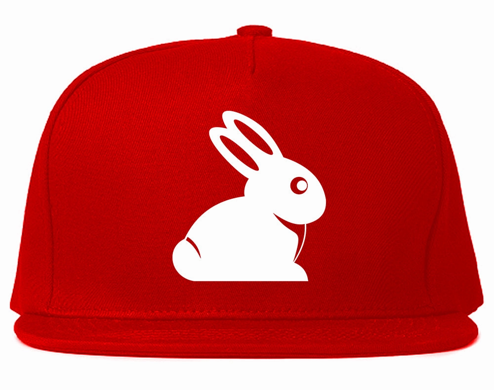 Easter Bunny Rabbit Chest Mens Snapback Hat