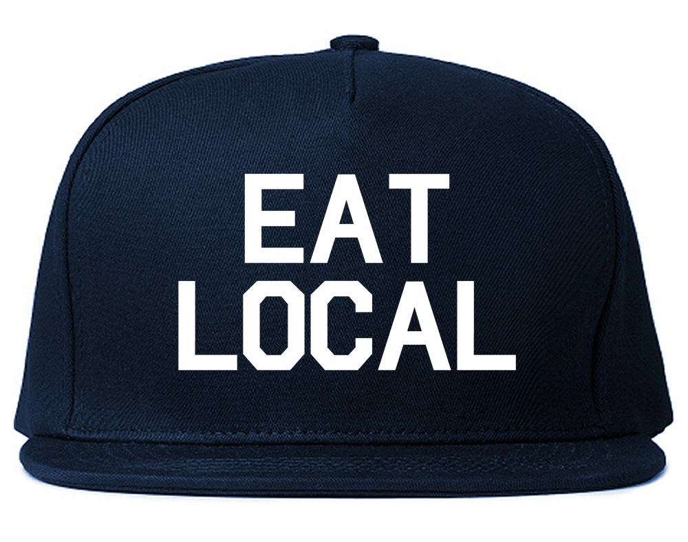 Eat Local Buy Mens Snapback Hat