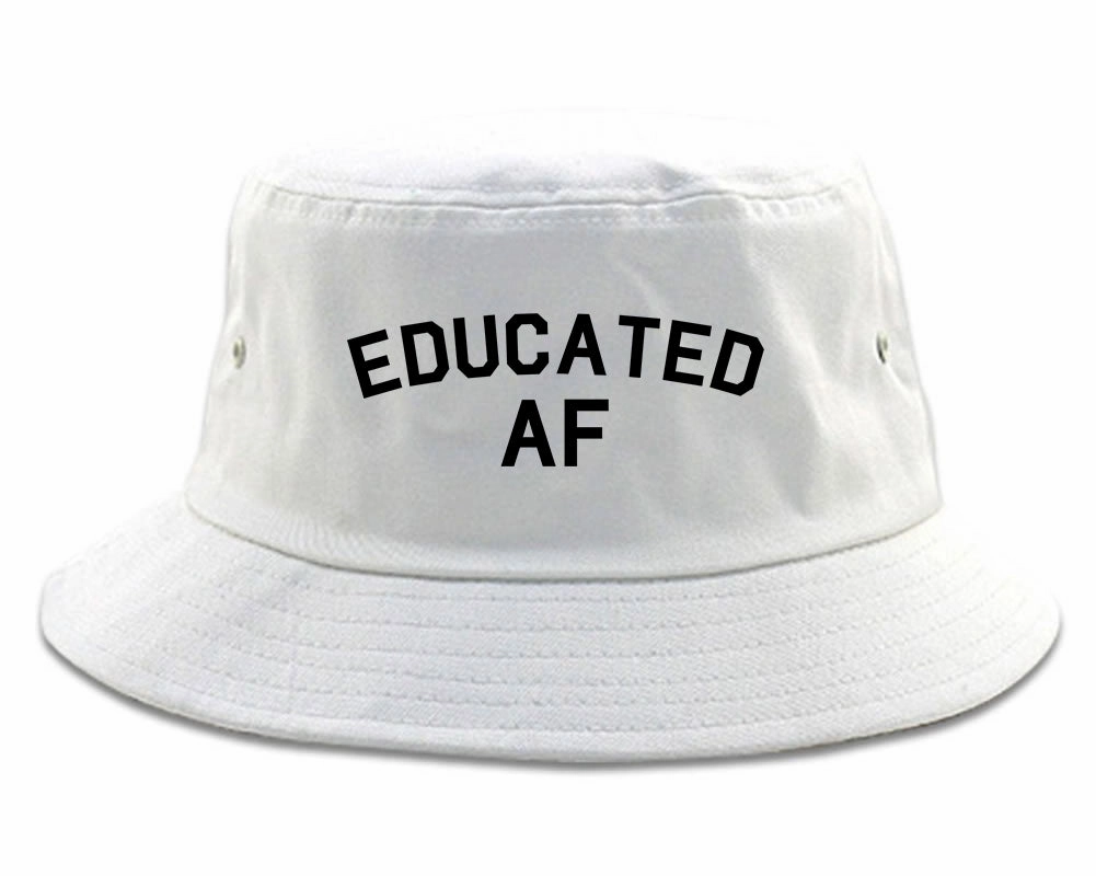 Educated AF Funny Graduation Mens Bucket Hat