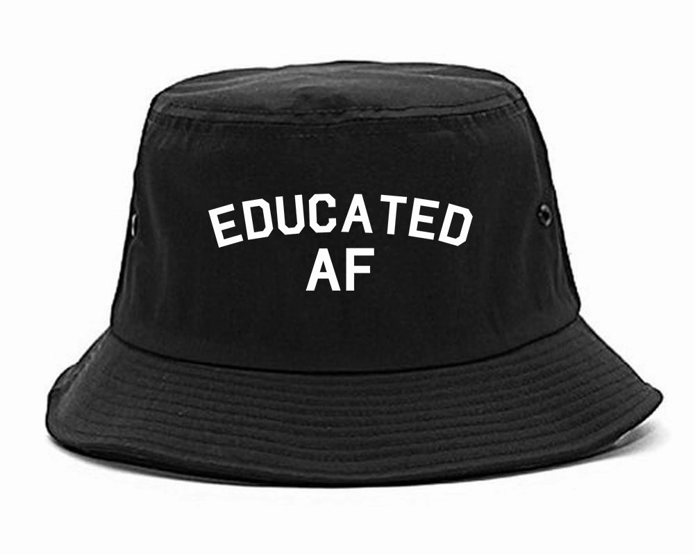 Educated AF Funny Graduation Mens Bucket Hat