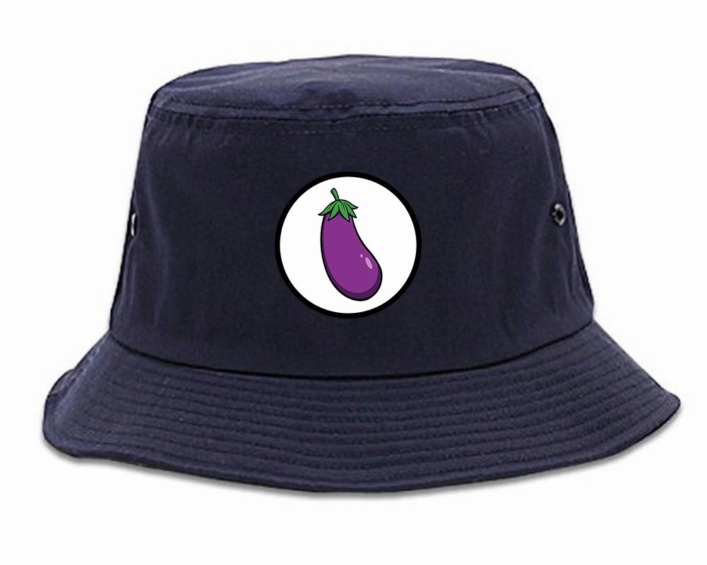 Eggplant Chest Mens Bucket Hat