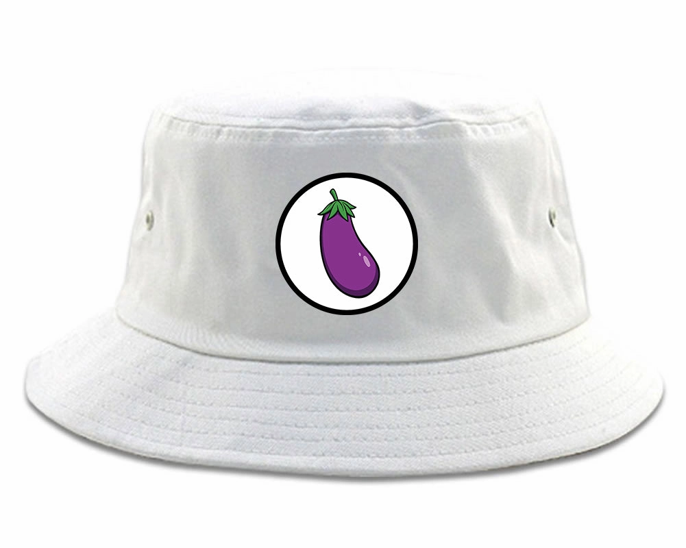 Eggplant Chest Mens Bucket Hat