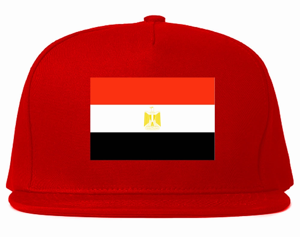Egypt Flag Country Printed Snapback Hat Cap