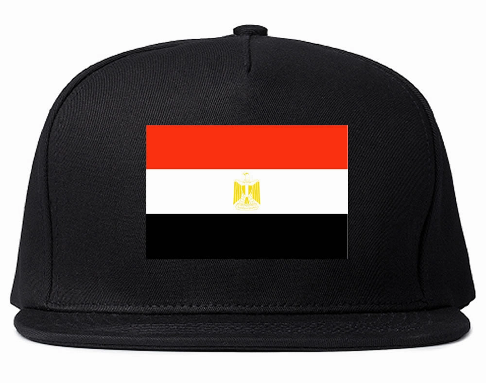 Egypt Flag Country Printed Snapback Hat Cap