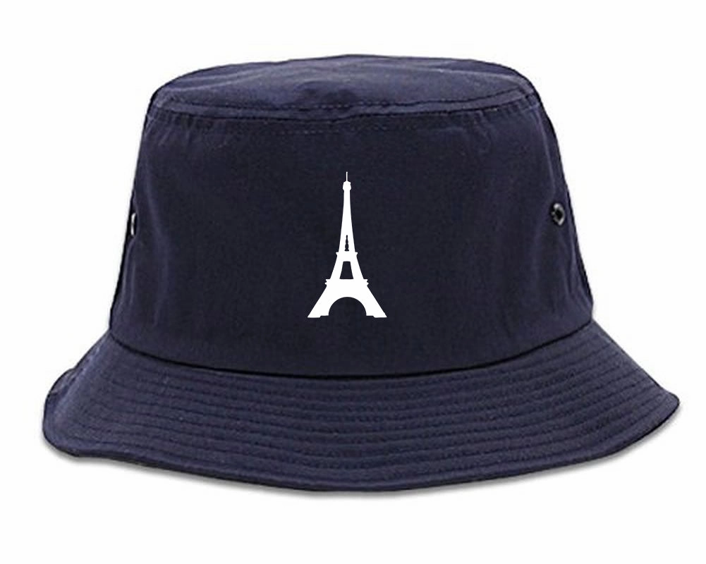 Eiffel Tower Paris Chest Mens Bucket Hat
