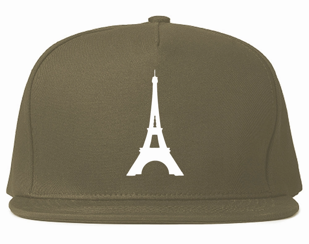 Eiffel Tower Paris Chest Mens Snapback Hat