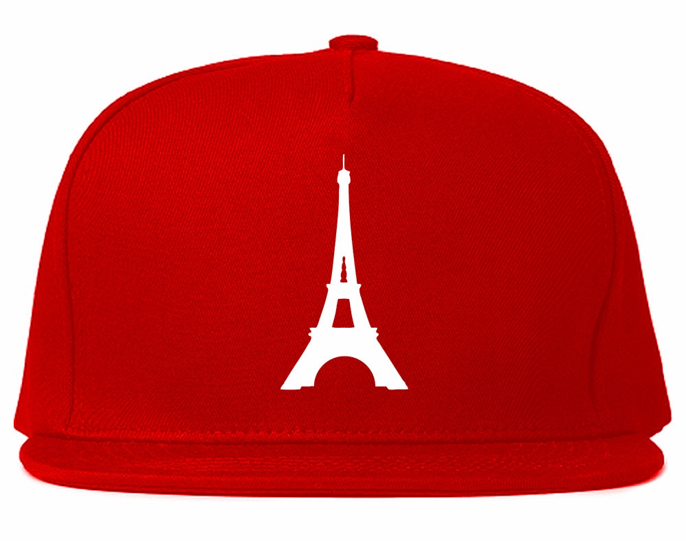 Eiffel Tower Paris Chest Mens Snapback Hat