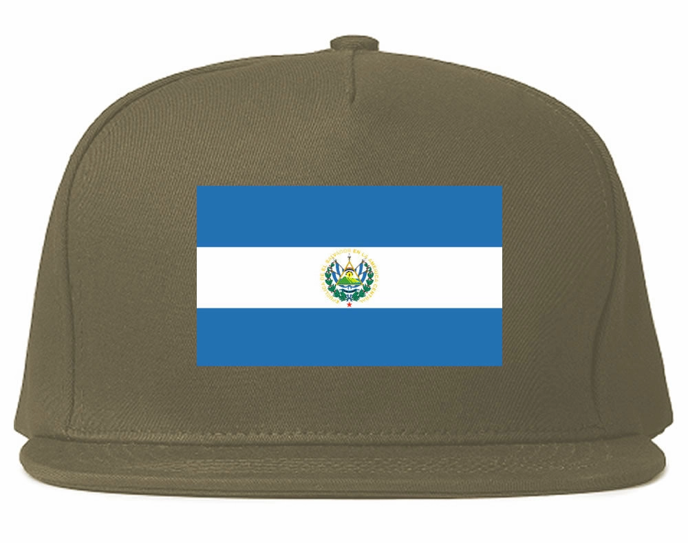 El Salvador Flag Country Printed Snapback Hat Cap