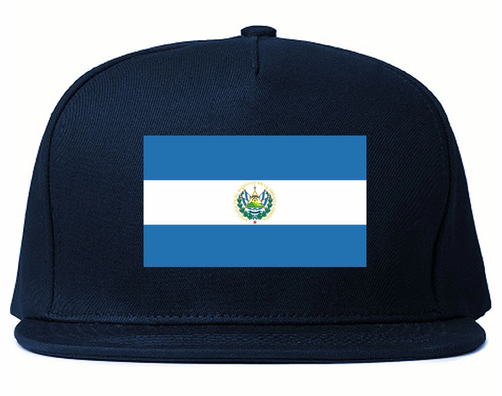 El Salvador Flag Country Printed Snapback Hat Cap