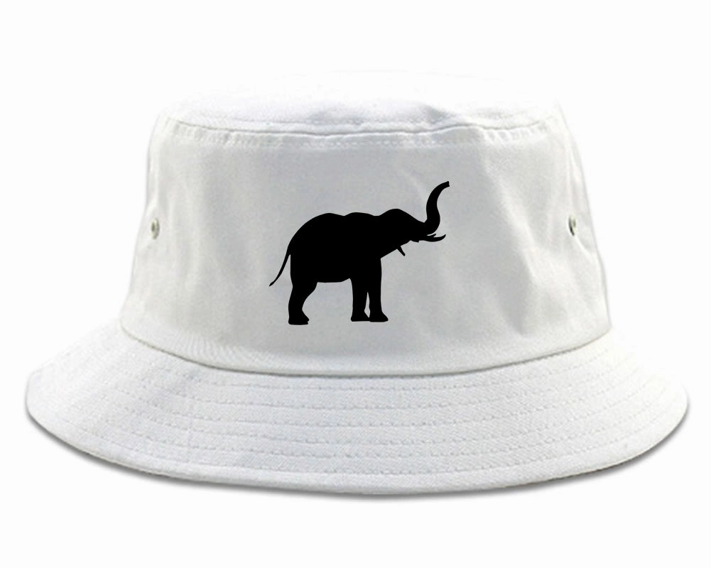 Elephant Animal Chest Mens Bucket Hat