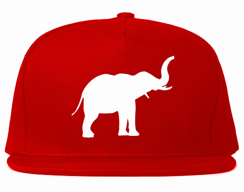 Elephant Animal Chest Mens Snapback Hat