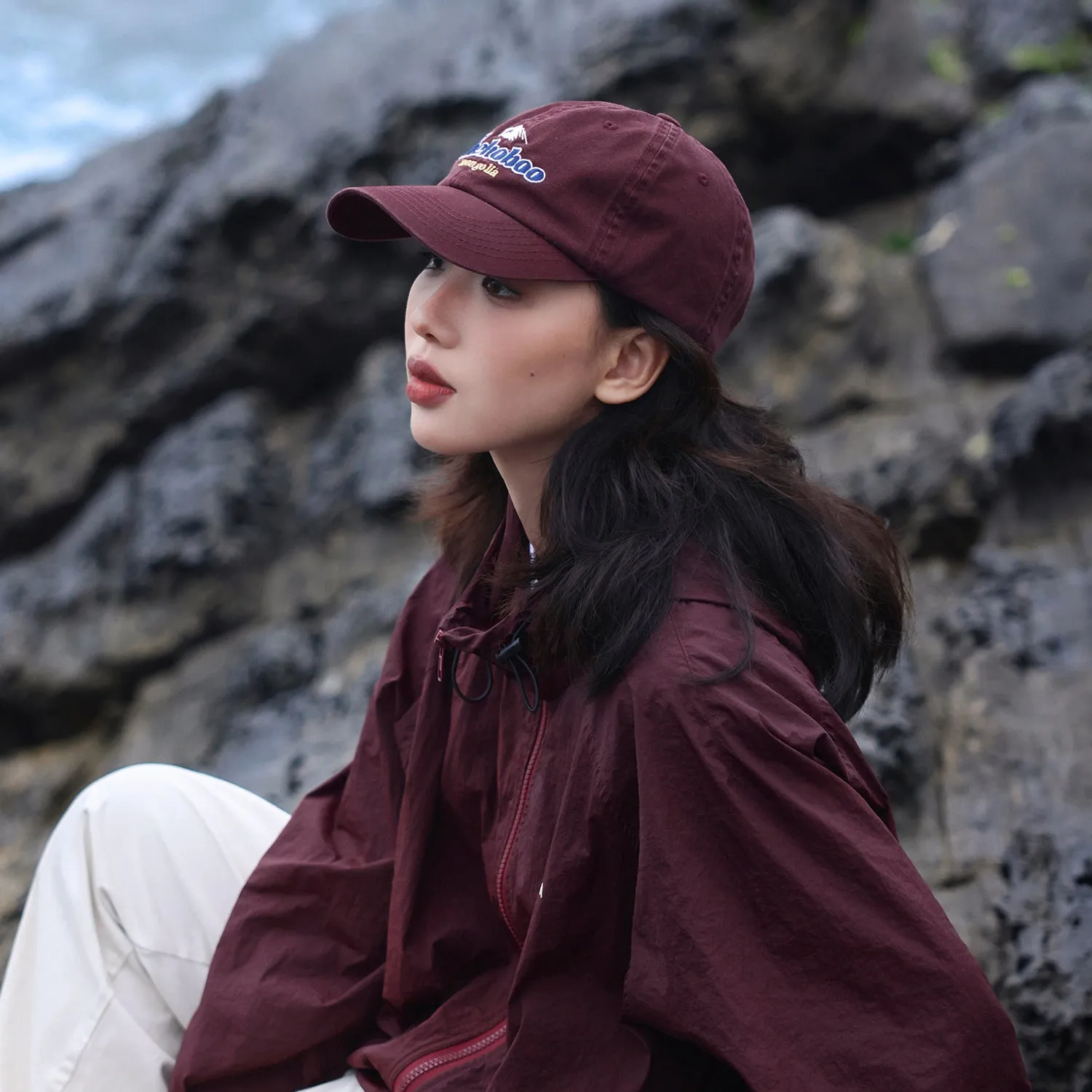 Embroidered Letter Baseball Cap