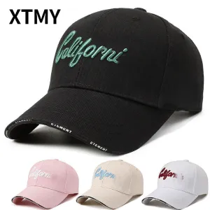 Embroidered Letter Sun Protection Duckbill Cap casual-baseball-cap