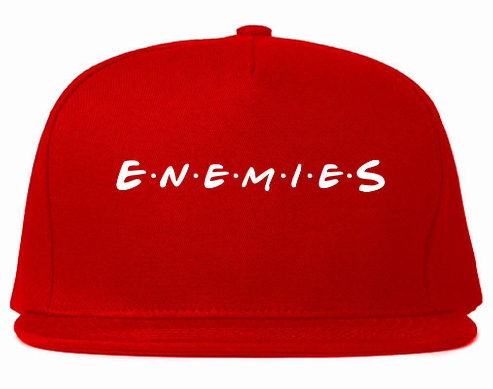 Enemies Friends Parody Snapback Hat