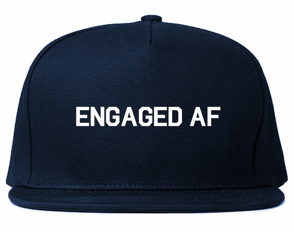 Engaged AF Fiance Mens Snapback Hat