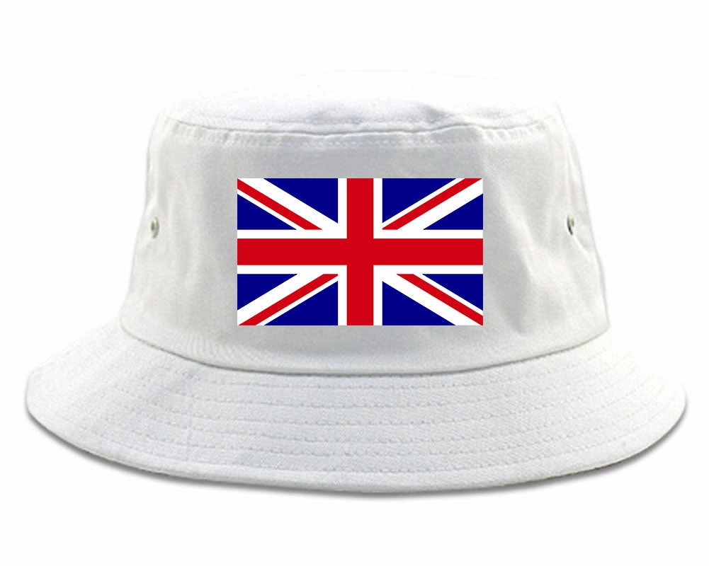 English England Flag Chest Mens Bucket Hat